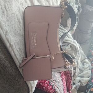 Guess Women's Tan Shoulder Bag